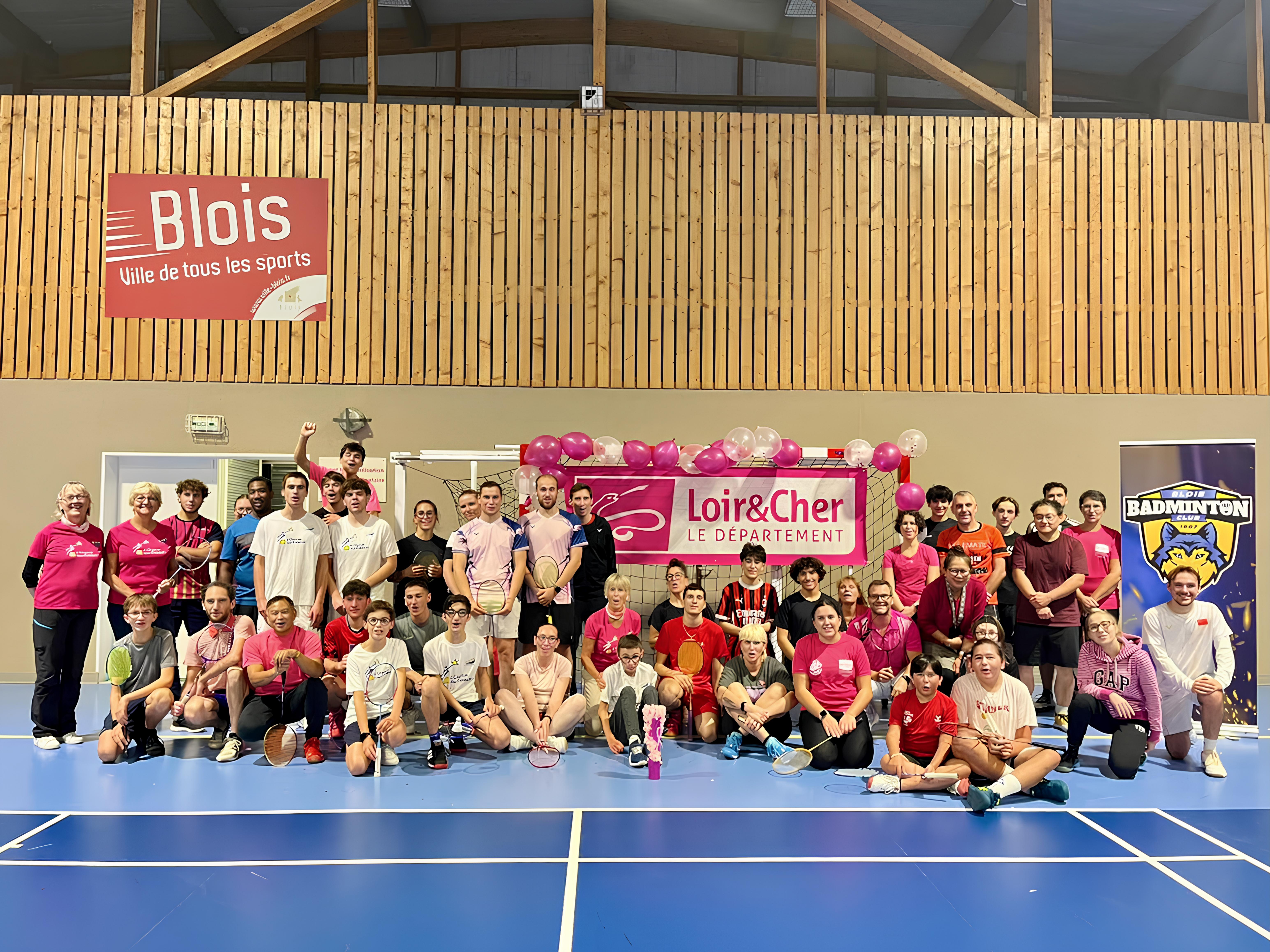 joueurs du club durant octobre rose