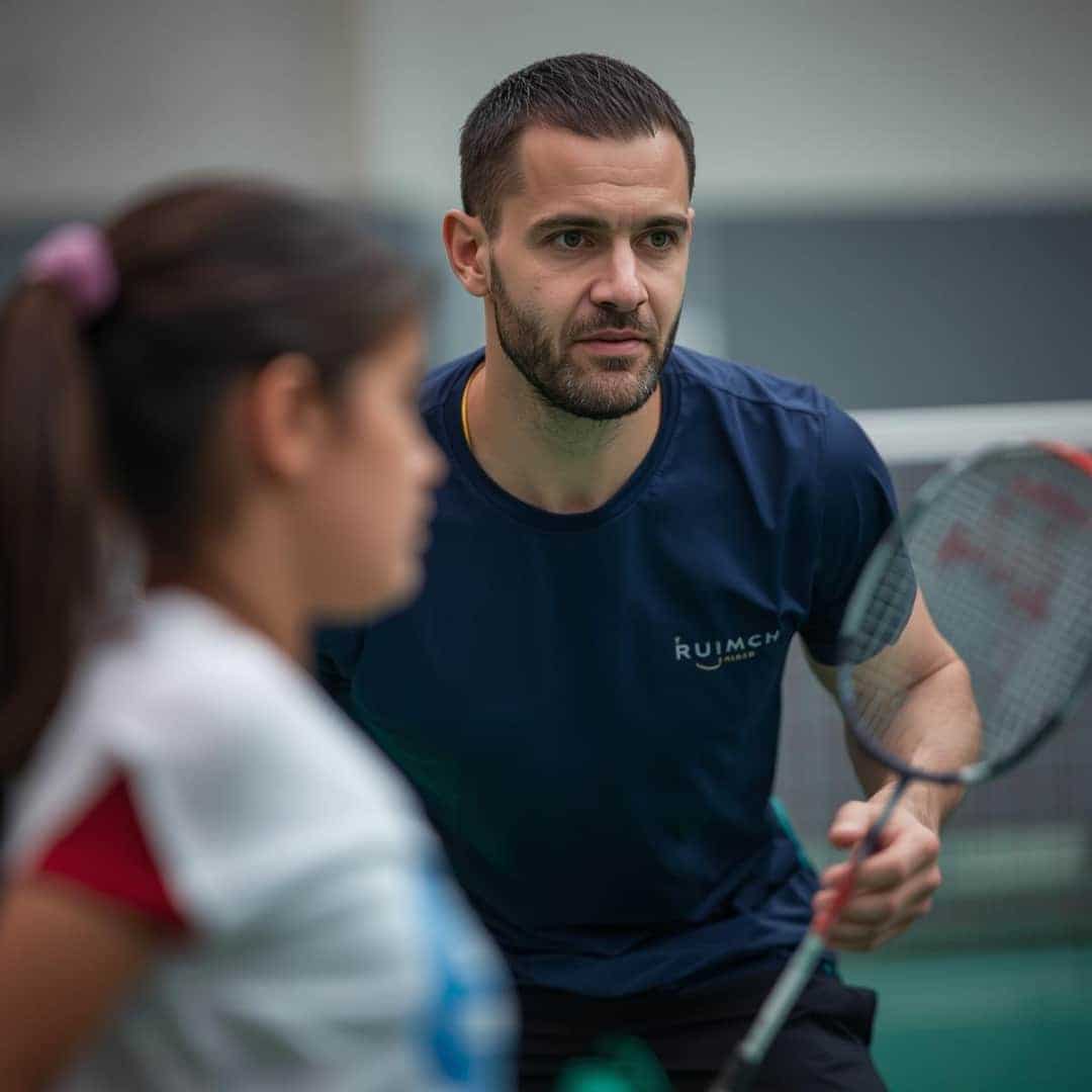 entraineur de badminton