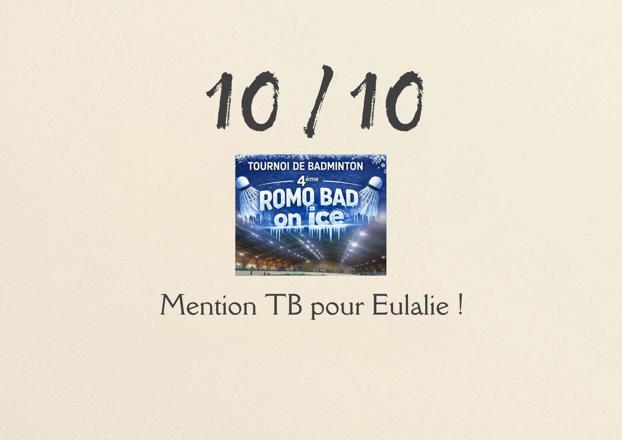 Eulalie donne le la!