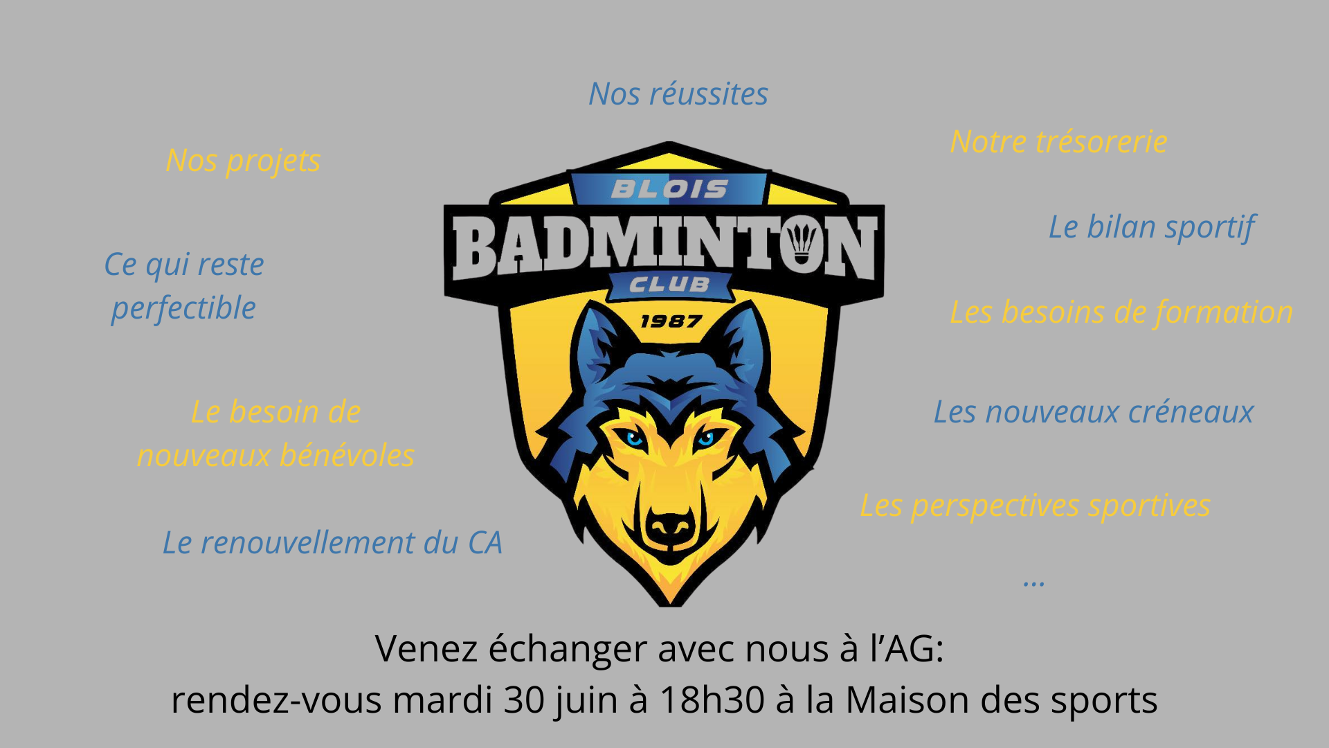 Assemblée générale du club