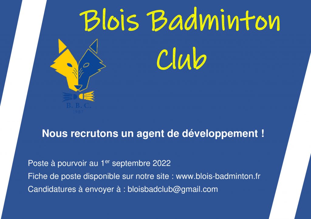 Nous recrutons !!
